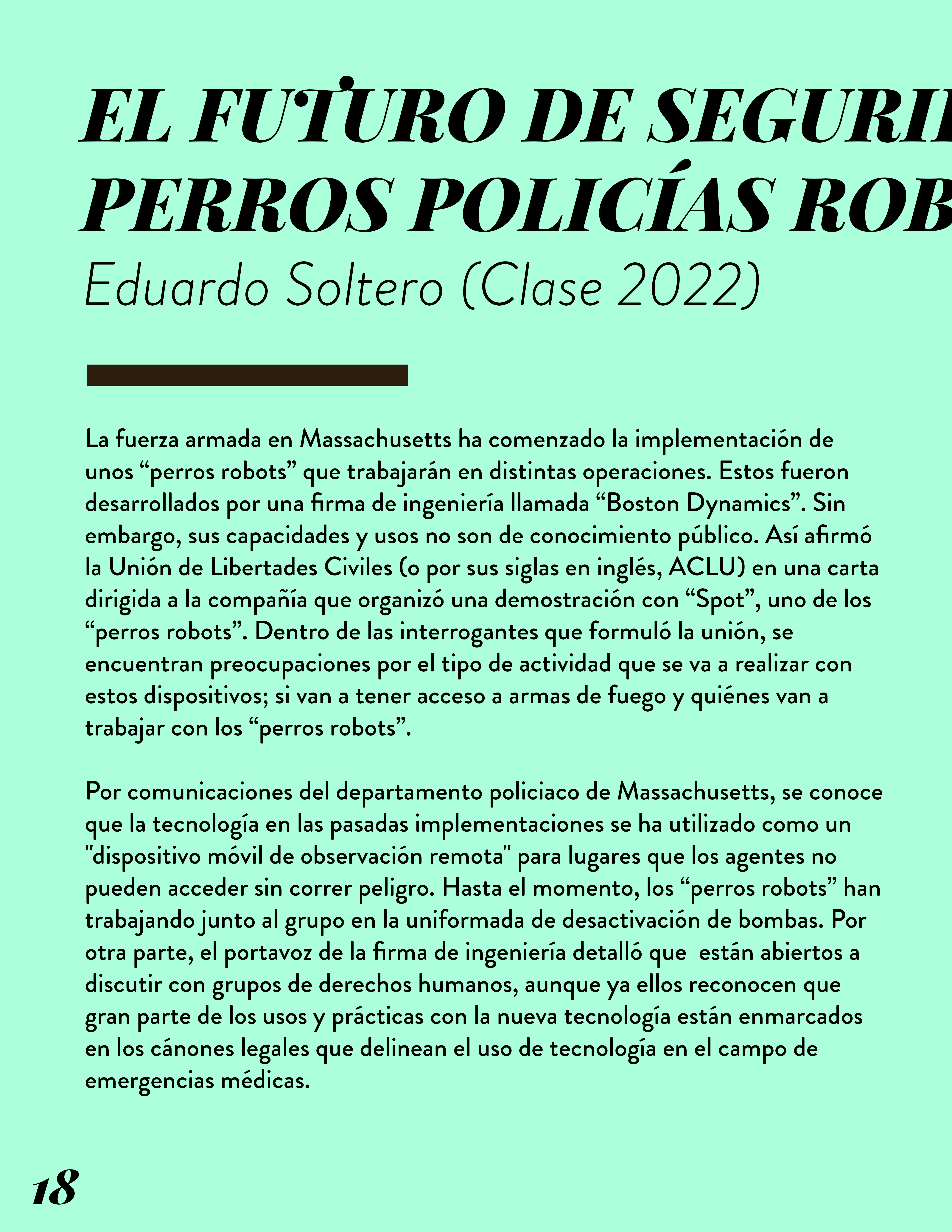 La Lanza — Student Newspaper